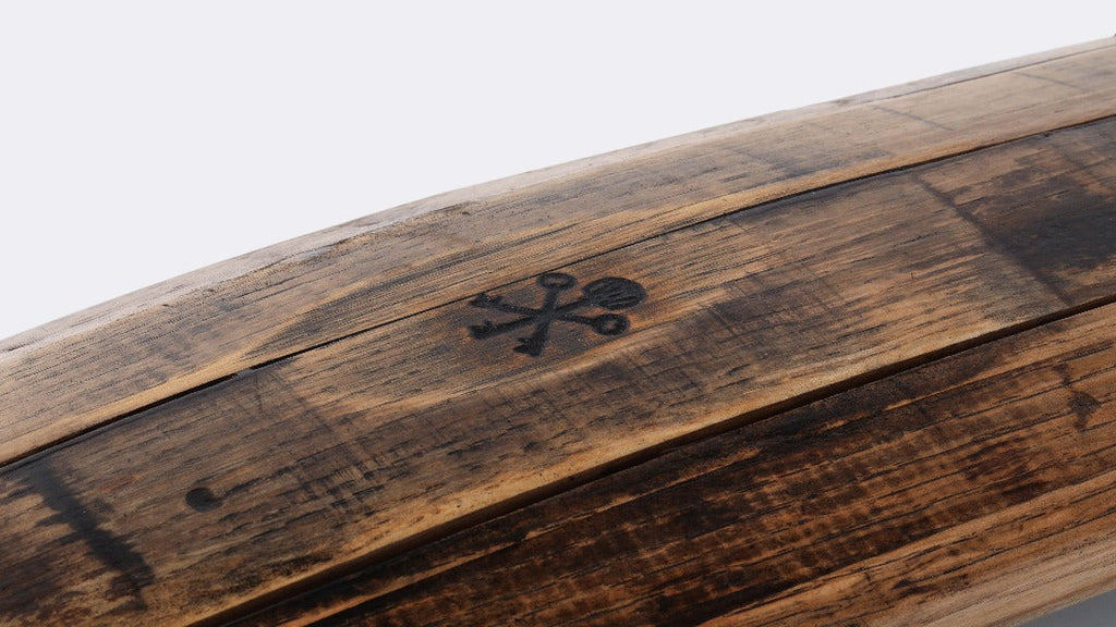 Bourbon Barrel Stave Bowl Home & Bar Pappy & Company 