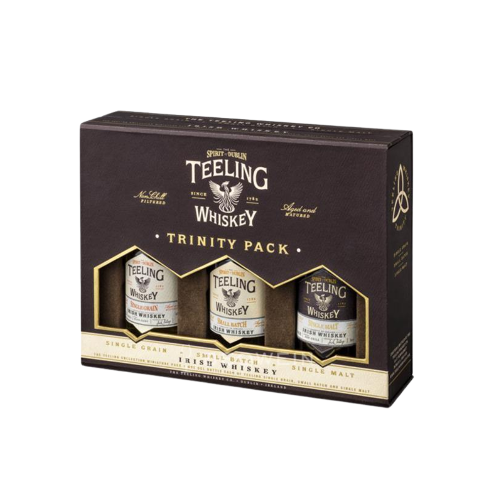 Teeling Irish Whiskey Trinity Pack Irish whiskey Teeling Whiskey 