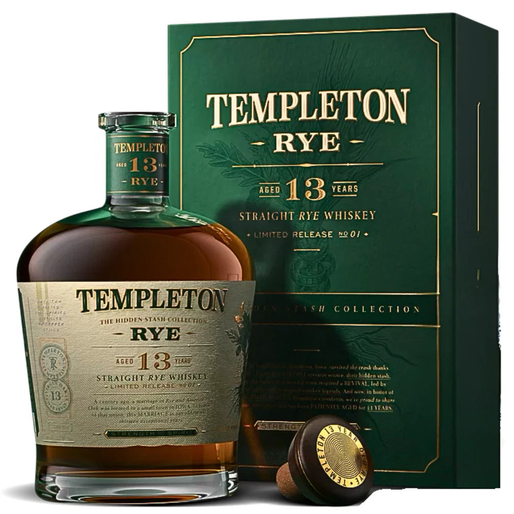 Templeton The Hidden Stash Collection 13 Year Old Rye Rye Whiskey Templeton Rye 
