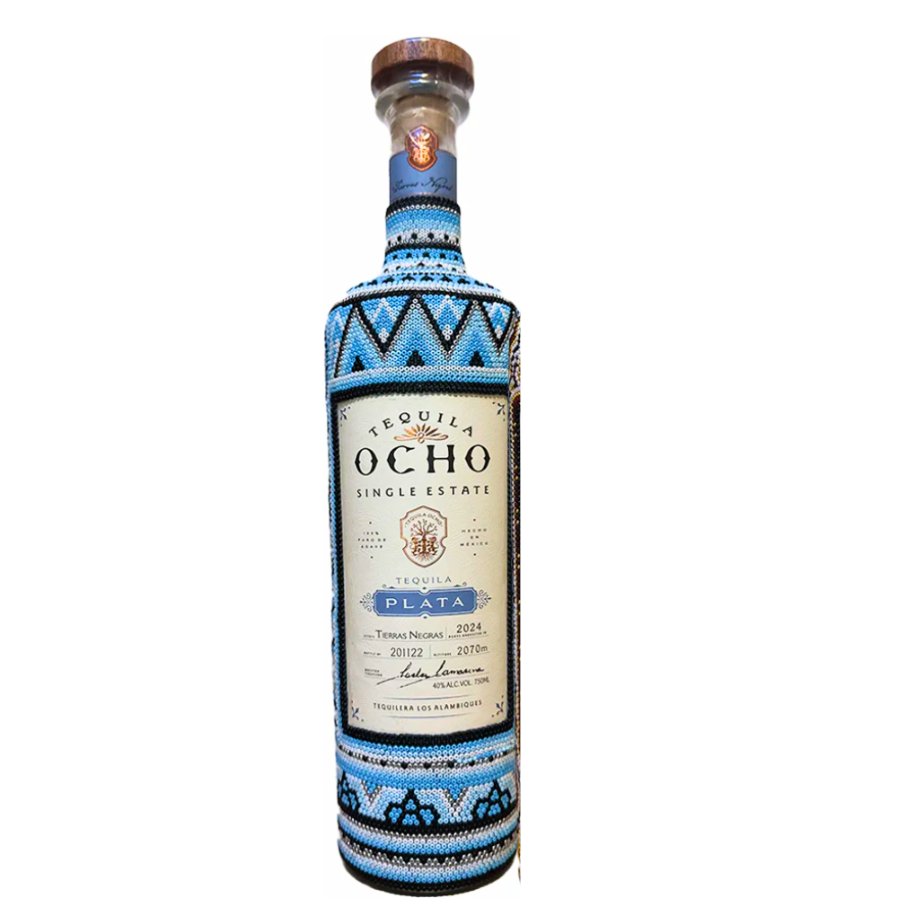 Tequila Ocho Plata Huichol Art Edition 750ml Tequila Tequila Ocho 