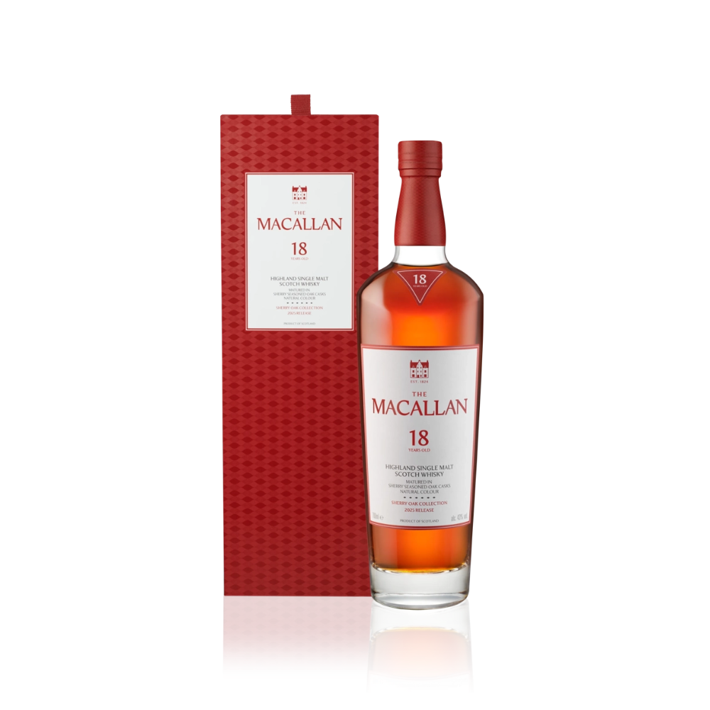 The Macallan 18 Year Old Sherry Oak Scotch The Macallan 