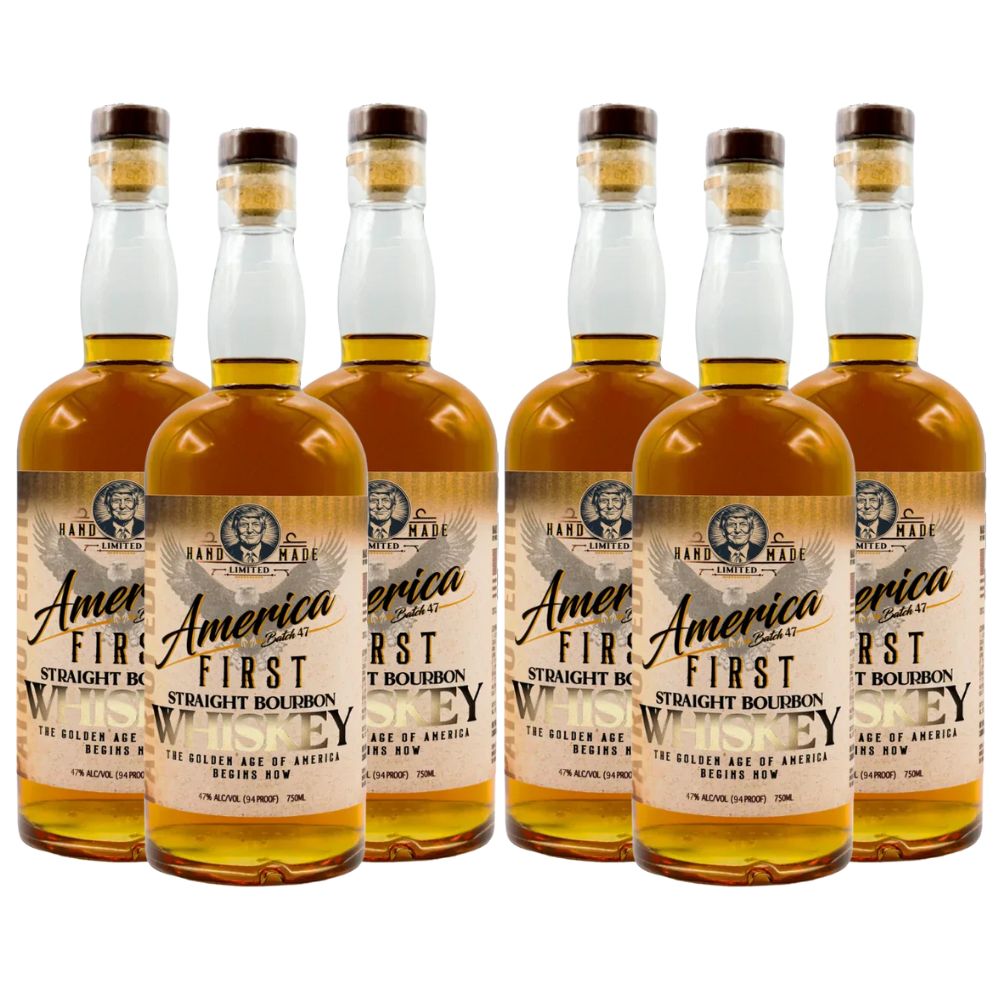 America First Bourbon Whiskey 6pk Bourbon America First Bourbon 
