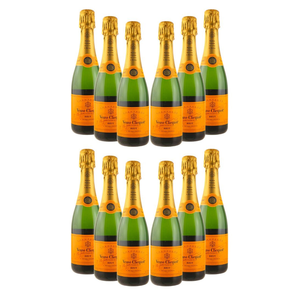 Veuve Clicquot Brut 375ML 12pk Champagne Veuve Clicquot 
