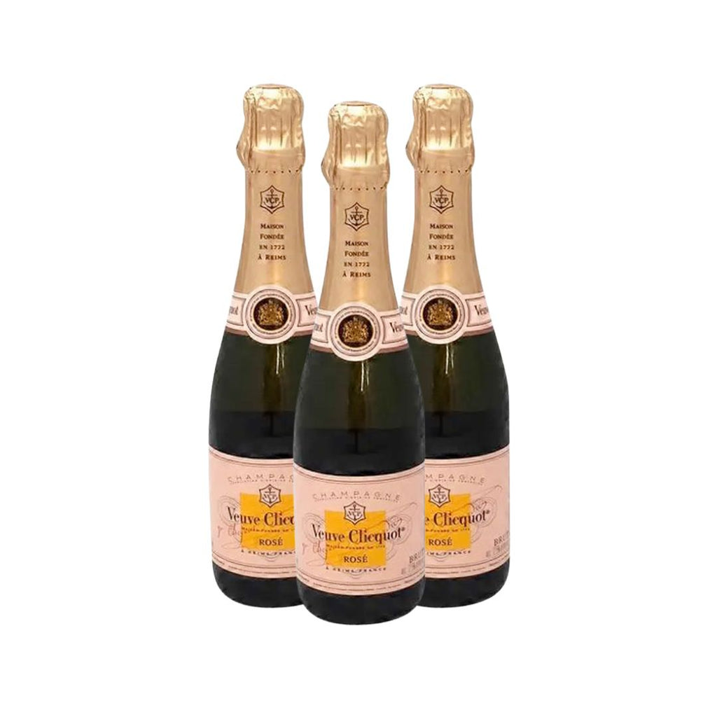 Veuve Clicquot Rosé 375ml 3pk Champagne Veuve Clicquot 
