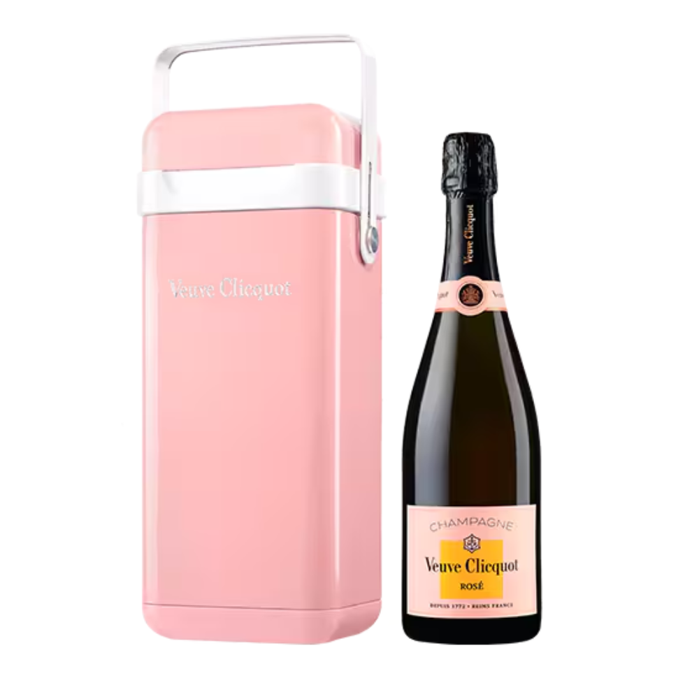 Veuve Clicquot Rose Champagne With Portable Cooler Gift Box 750ml Champagne Veuve Clicquot 