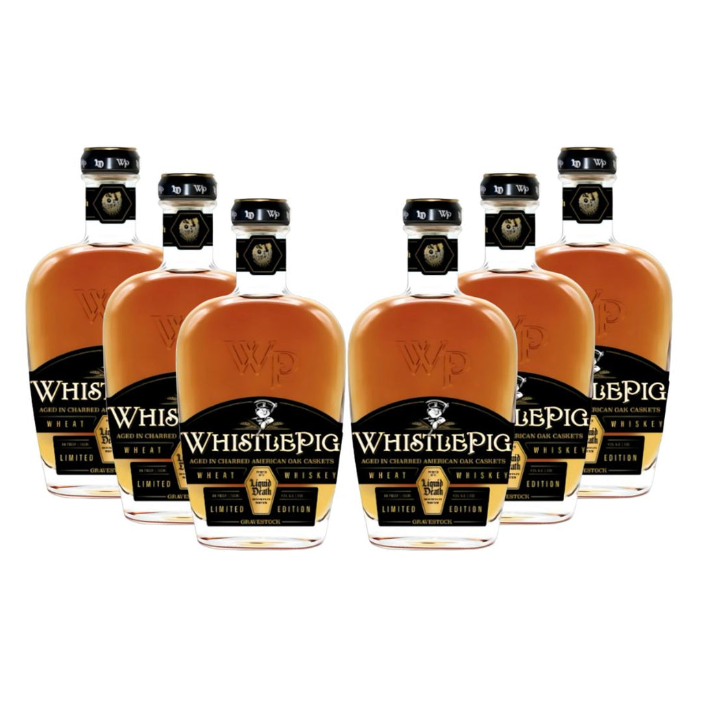 WhistlePig X Liquid Death Gravestock Wheat Whiskey 6pk Wheat Whiskey WhistlePig 