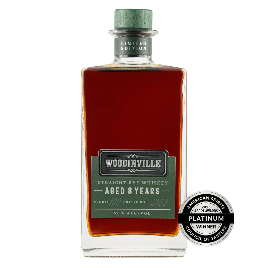 Woodinville 8 Year Straight Rye Whiskey Limited Edition Rye Whiskey Woodinville 