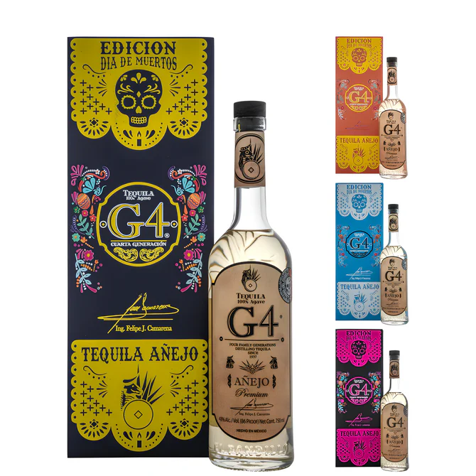 G4 Anejo de Madera Dia de Muertos 2025 Edition Tequila Tequila G4 Tequila 