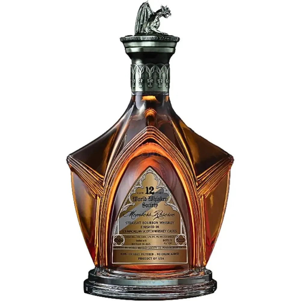 World Whiskey Society 12 Year Bourbon Finished In Ex-Macallan Cask American Whiskey World Whiskey Society 