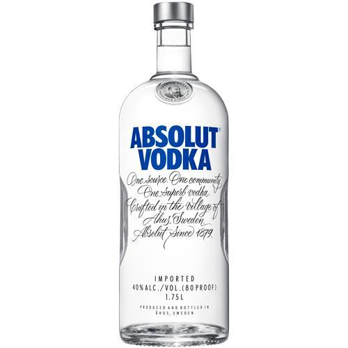 Absolut Vodka 1.75L Vodka Absolut Vodka 