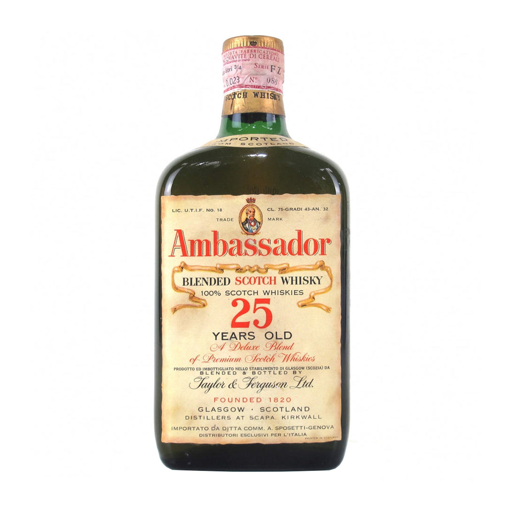 Ambassador 25 Year Old Blended Scotch Whisky