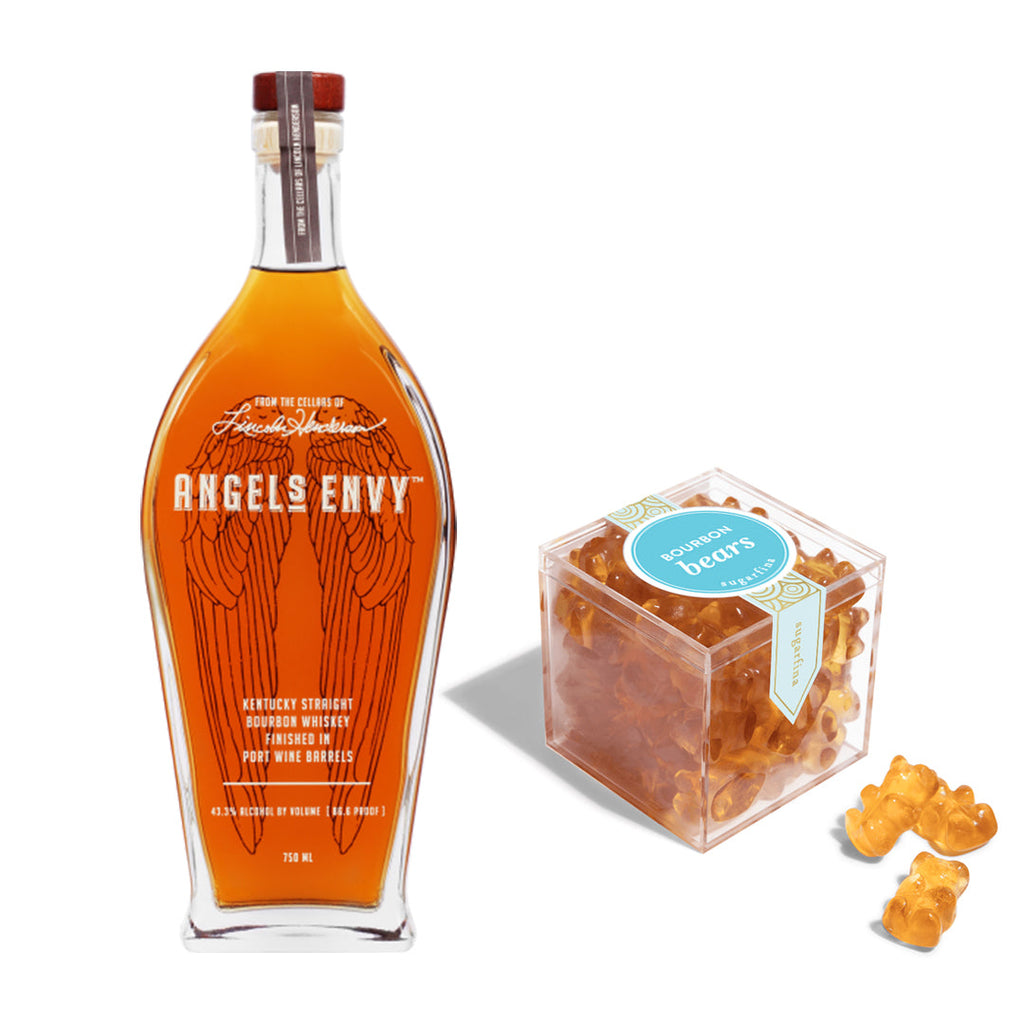 Angel's Envy Bourbon X Sugarfina Bourbon Bears Luxury Gifting Sip Whiskey 