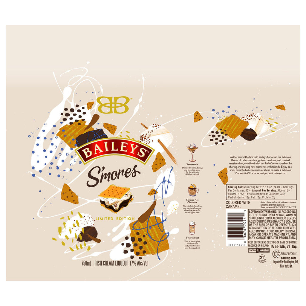 Baileys Irish Cream Liqueur S'mores Limited Edition Liqueurs Baileys 
