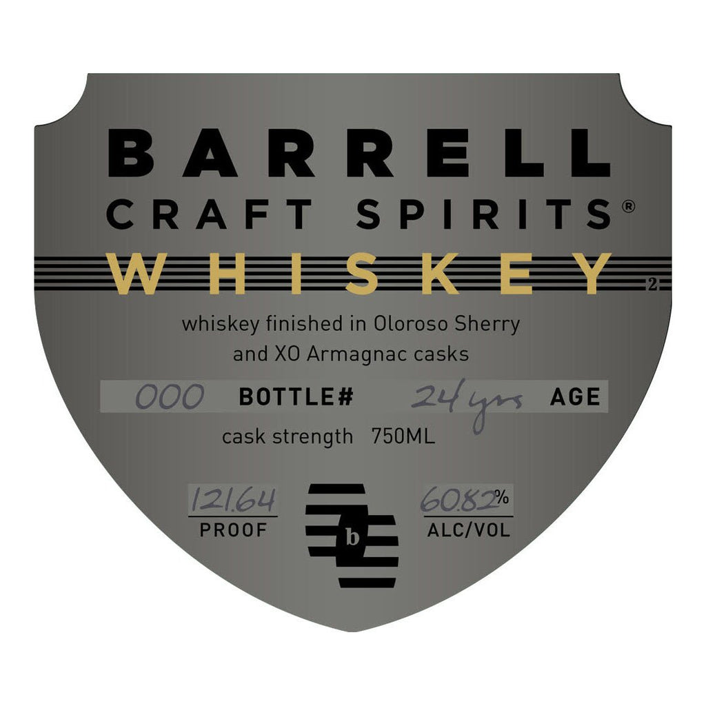 Barrell Craft Spirits 24 Year Old Whiskey Whiskey Barrell Craft Spirits 
