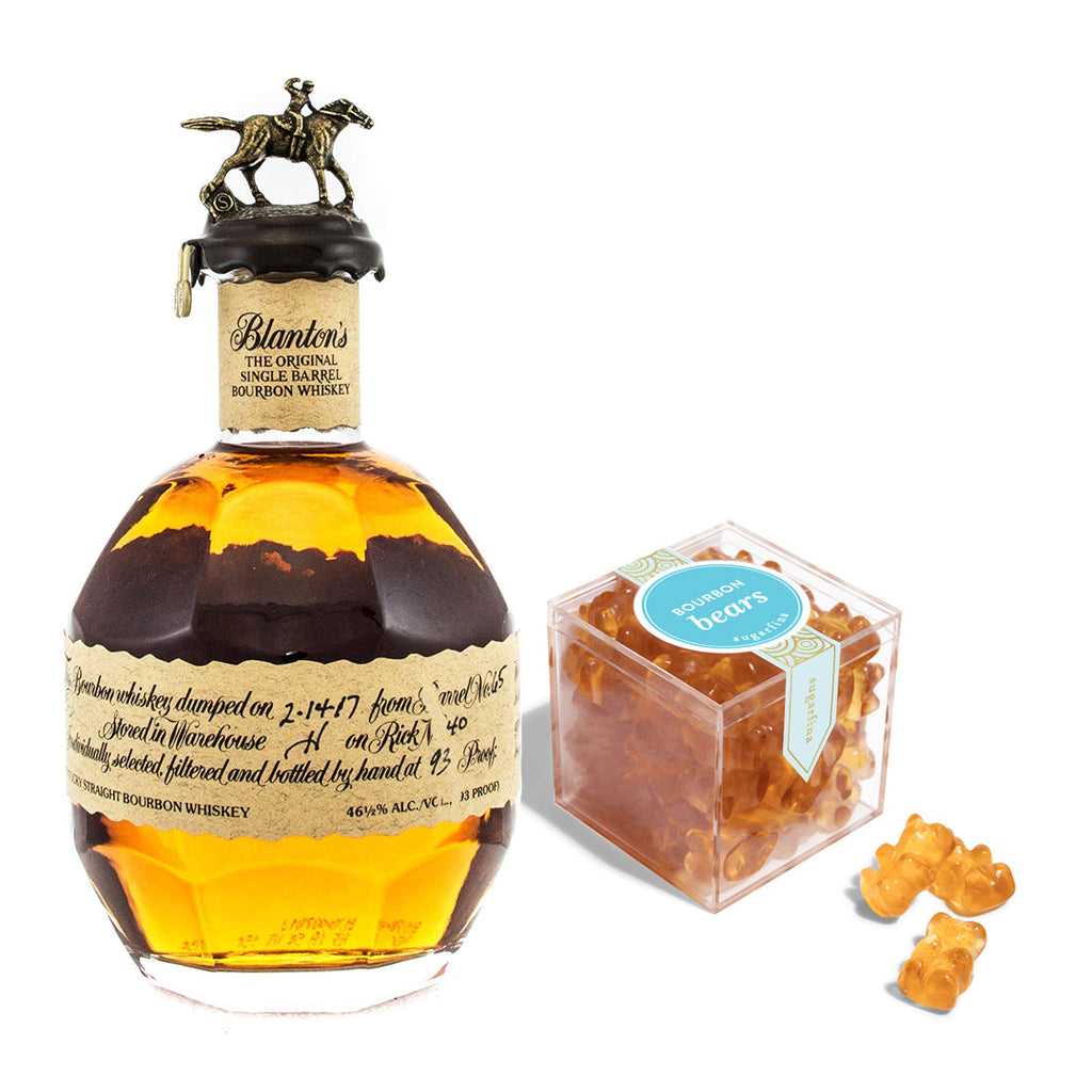 Blanton's Bourbon X Sugarfina Bourbon Bears Luxury Gifting Sip Whiskey 