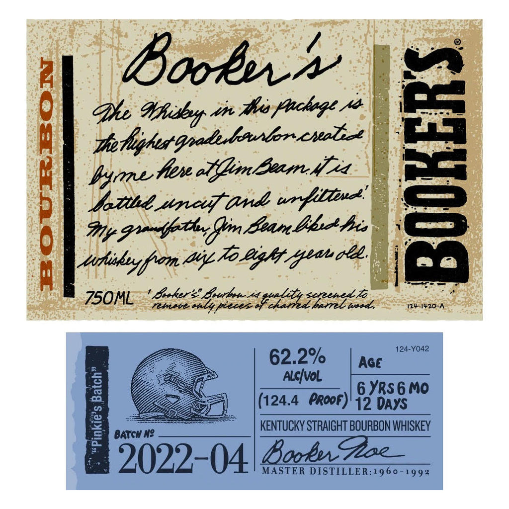 Booker’s “Pinkie’s Batch” Batch 2022-04 Kentucky Straight Bourbon Whiskey Booker's Bourbon 