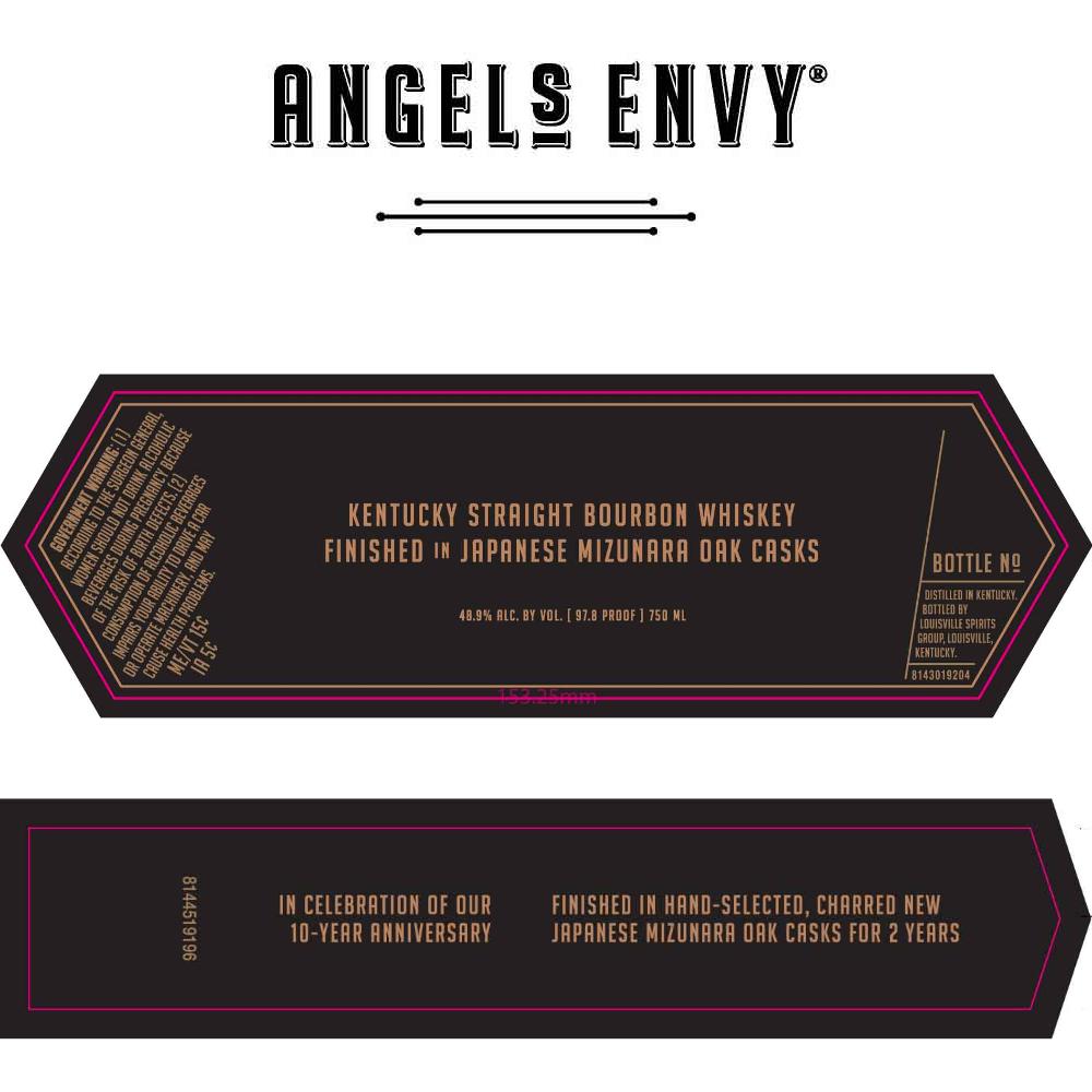 Angel's Envy 10 Year Anniversary Edition Bourbon Angel's Envy 