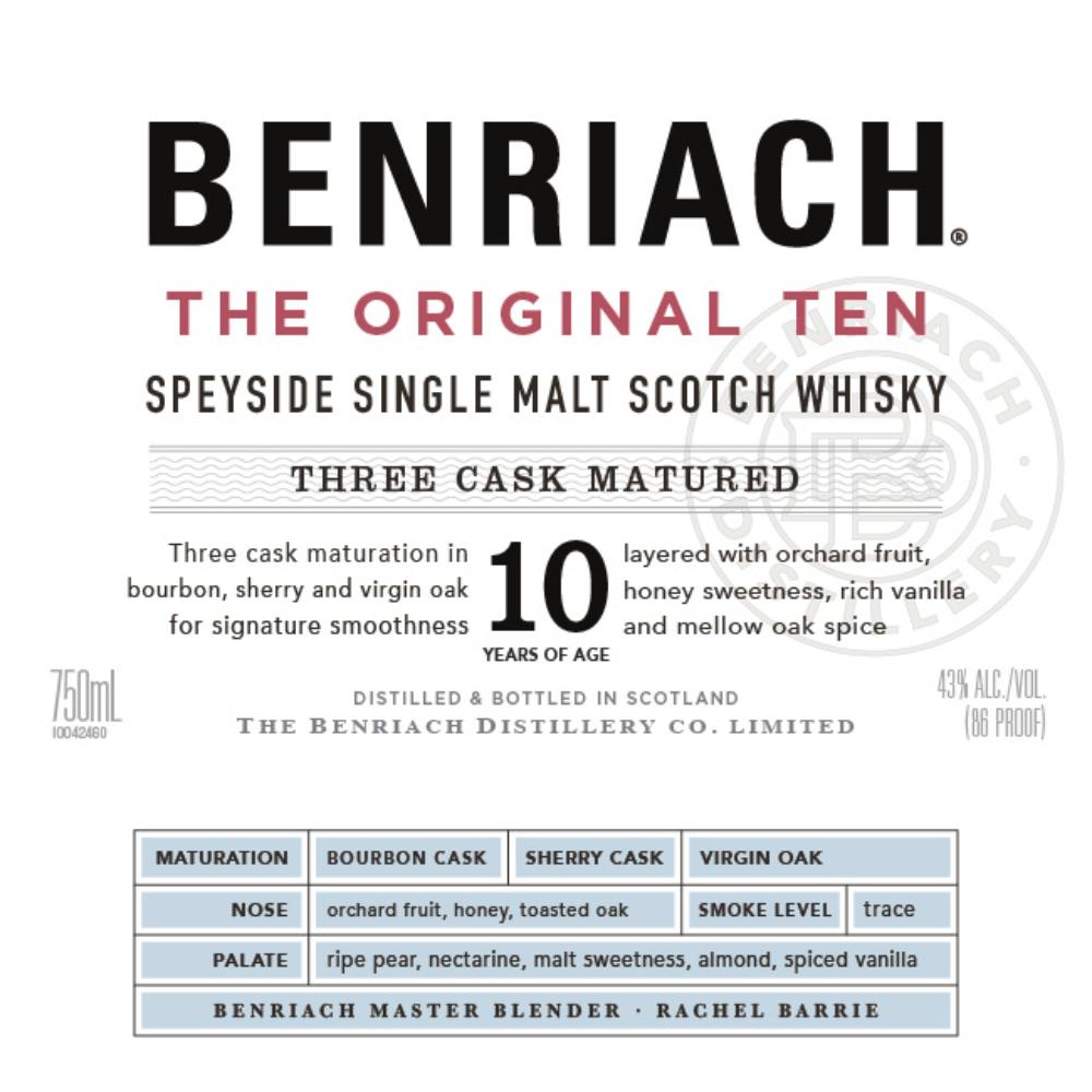 BenRiach The Original Ten Scotch BenRiach 