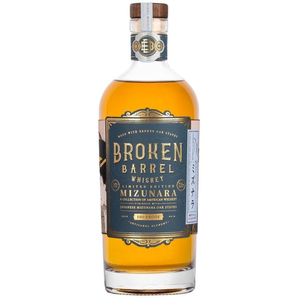 Broken Barrel Single Oak Mizunara American Whiskey Broken Barrel Whiskey 