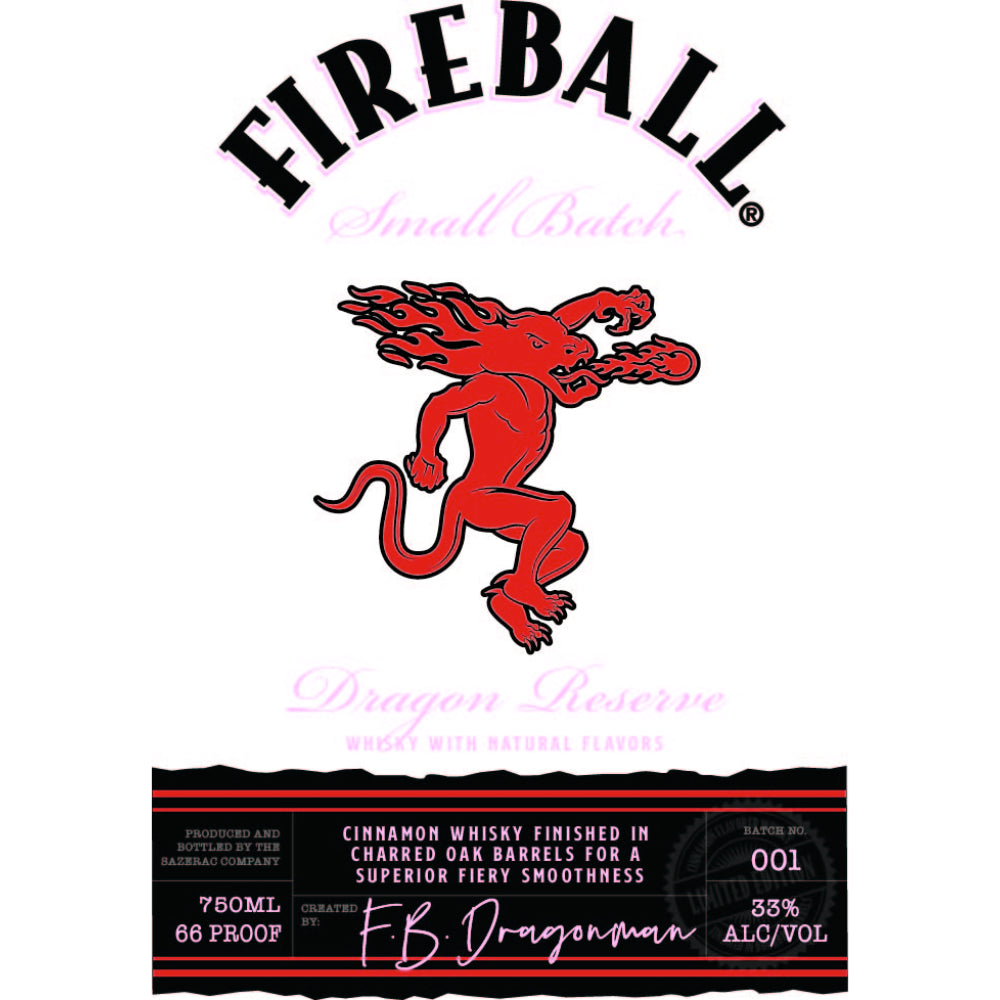 Fireball Dragon Reserve Cinnamon Whisky