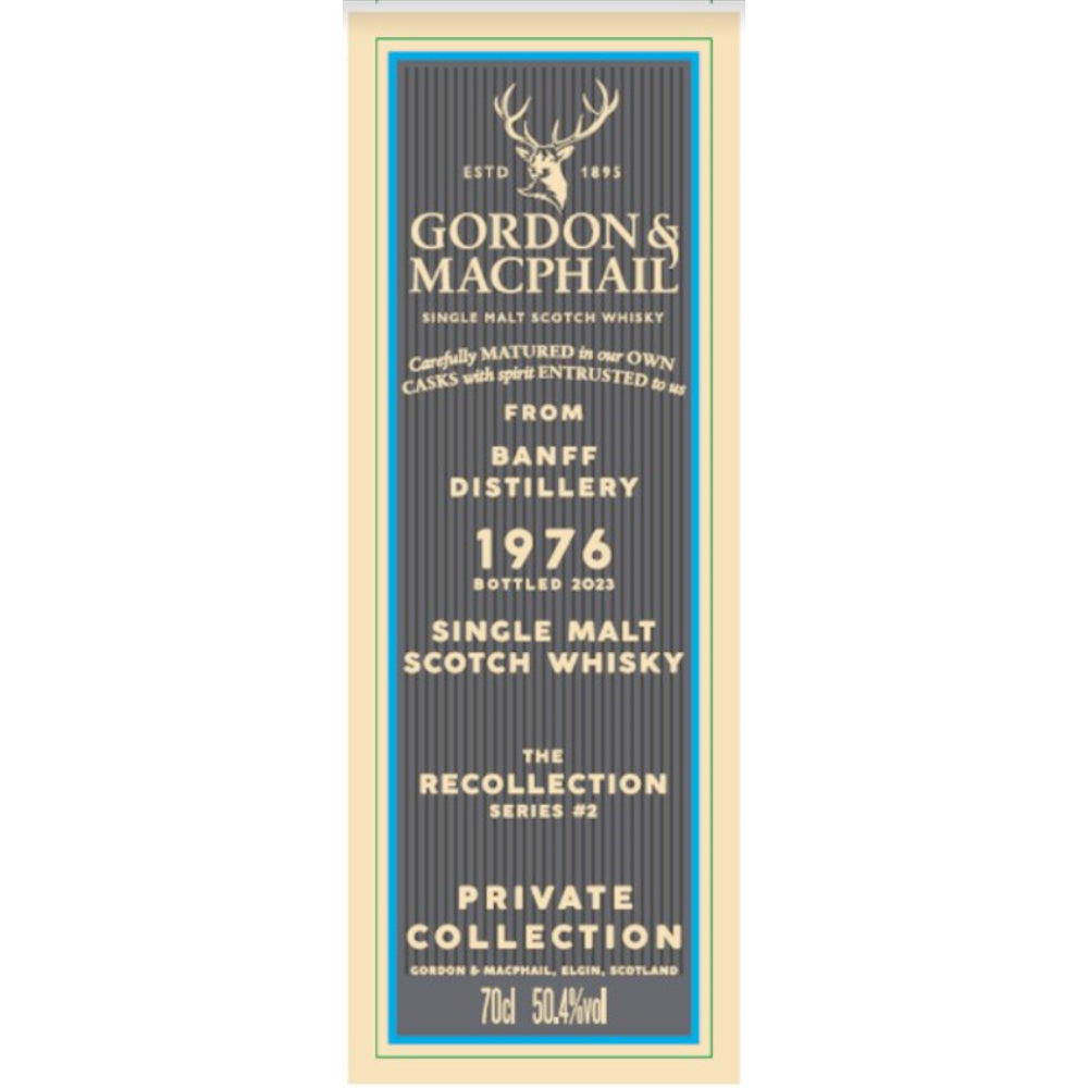 Gordon & Macphail The Recollection Series #2 46 Year Banff Distillery