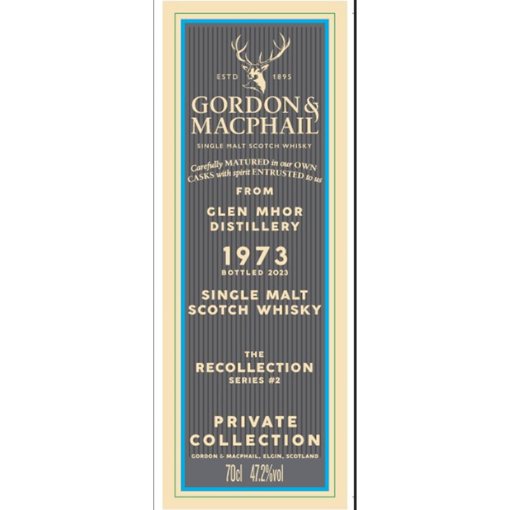 Gordon & Macphail the Recollection Series #2 49 Year Glen Mhor Distillery