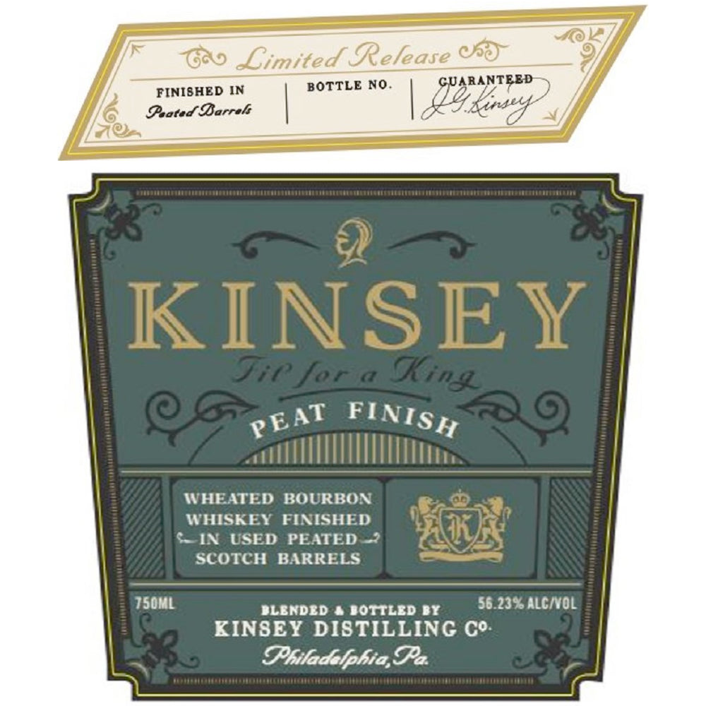 Kinsey Peat Finish Wheated Bourbon Bourbon New Liberty Distillery 