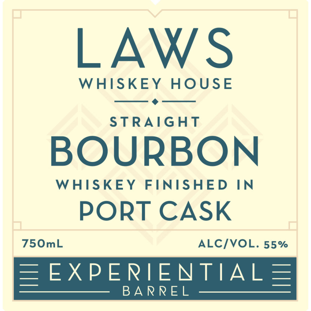 Laws Experiential Barrel Straight Bourbon Finished in Port Cask