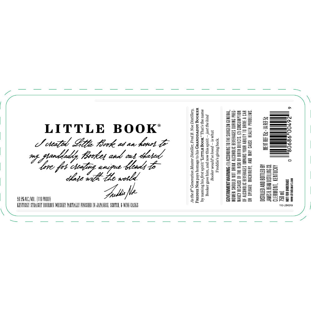 Little Book Bourbon Partially Finished in Japanese, Scotch, & Wine Casks
