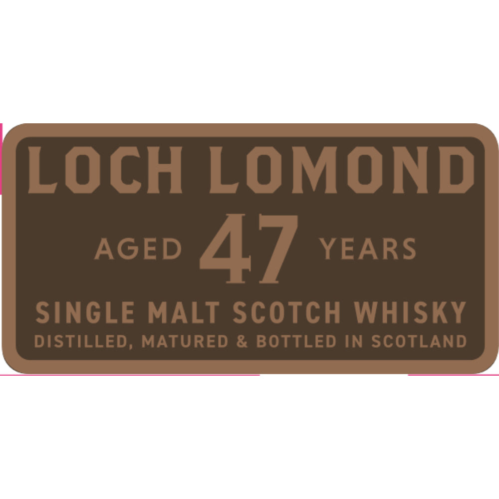 Loch Lomond 47 Year Old Single Malt Scotch Single Malt Scotch Whisky Loch Lomond 