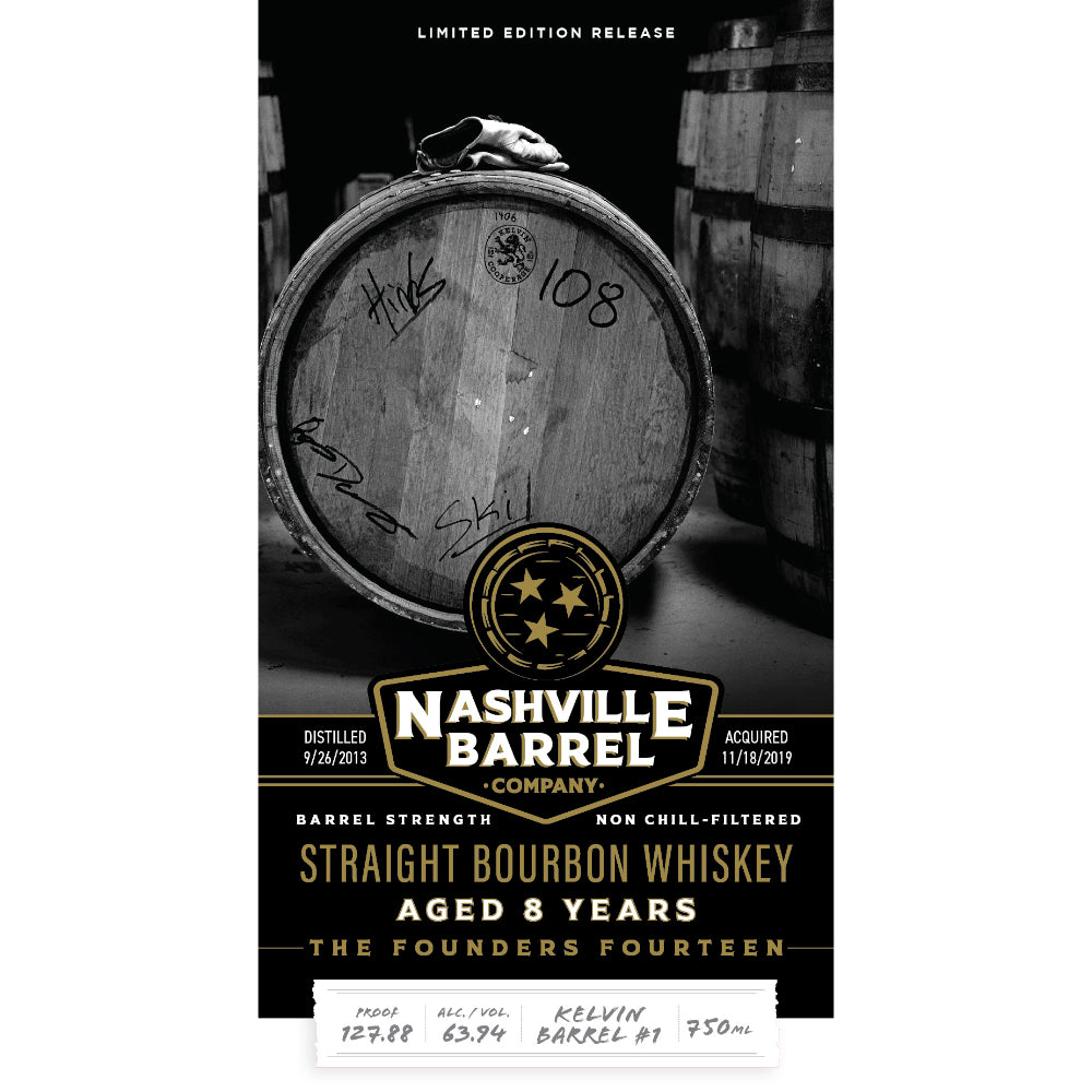 Nashville Barrel Company The Founders Fourteen 8 Year Old Straight Bourbon