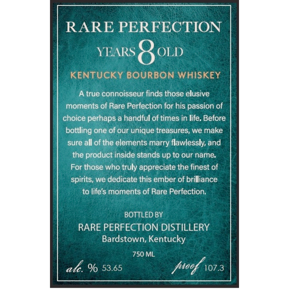 Rare Perfection 8 Year Old Kentucky Straight Bourbon