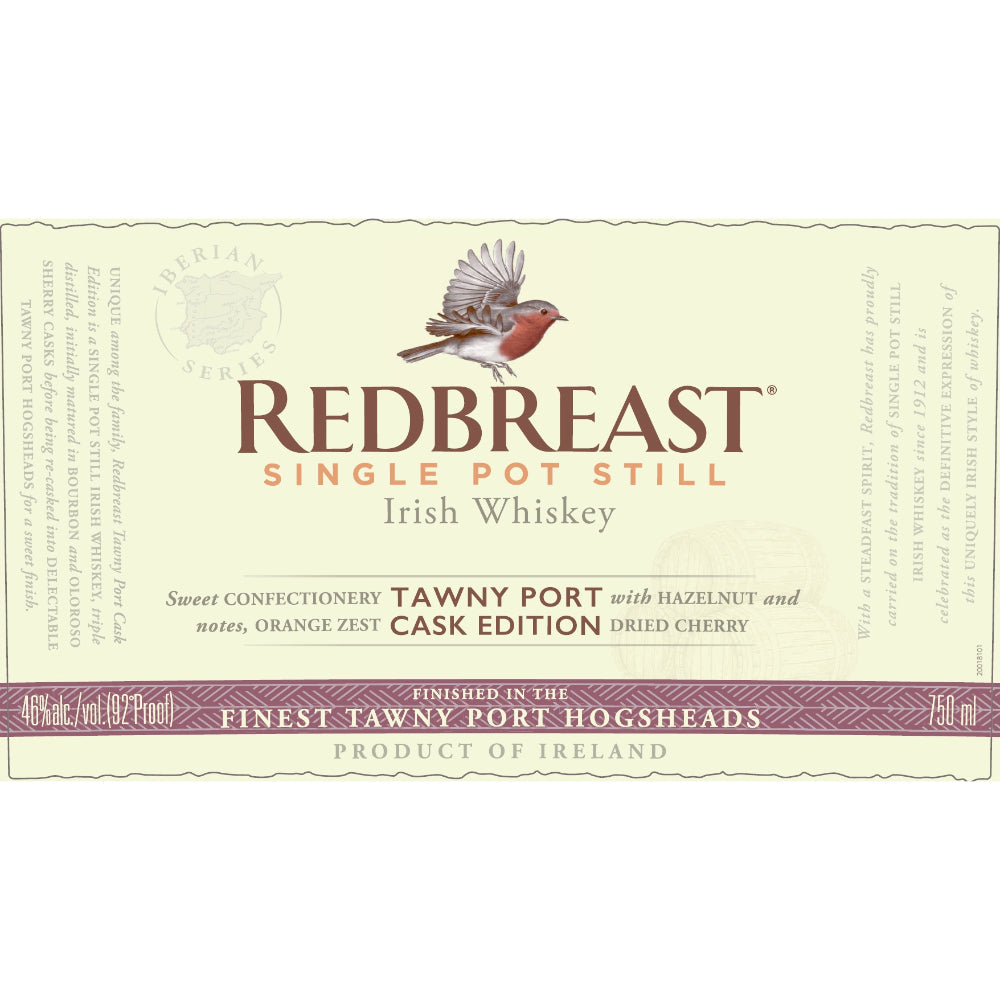 Redbreast Iberian Series Tawny Port Cask Edition Irish whiskey Redbreast 