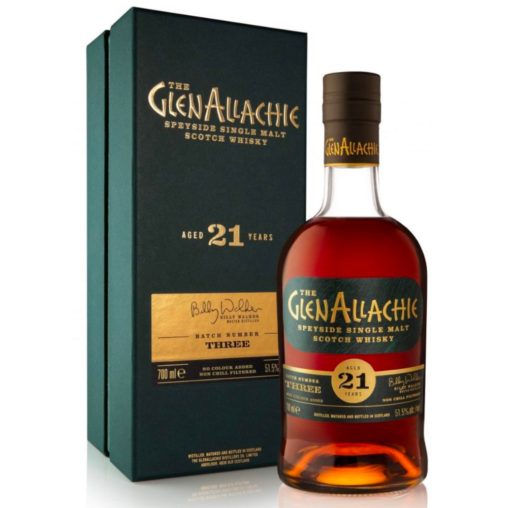 The GlenAllachie 21 Year Old Single Malt Scotch Whisky Batch 3