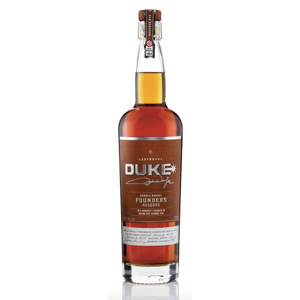 Duke Double Barrel Founder's Reserve Rye Rye Whiskey Duke Bourbon 