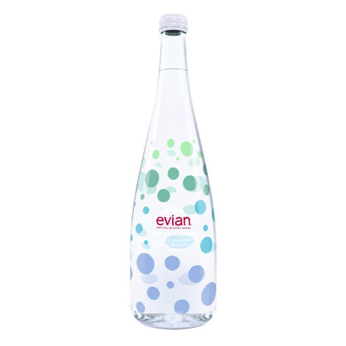 Evian Virgil Abloh Limited Edition Natural Spring Water Water Evian 