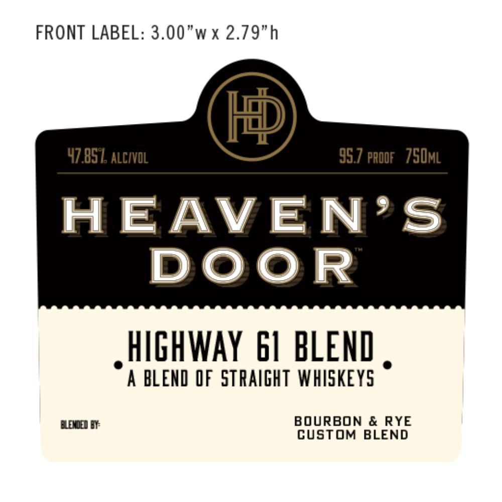 Heaven's Door Highway 61 Blend American Whiskey Heaven's Door Whiskey 