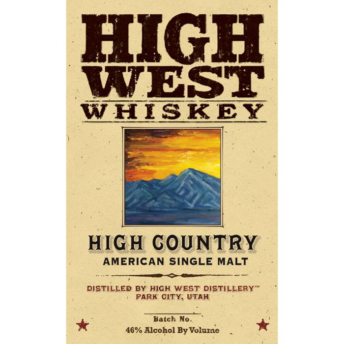 High West High Country American Single Malt