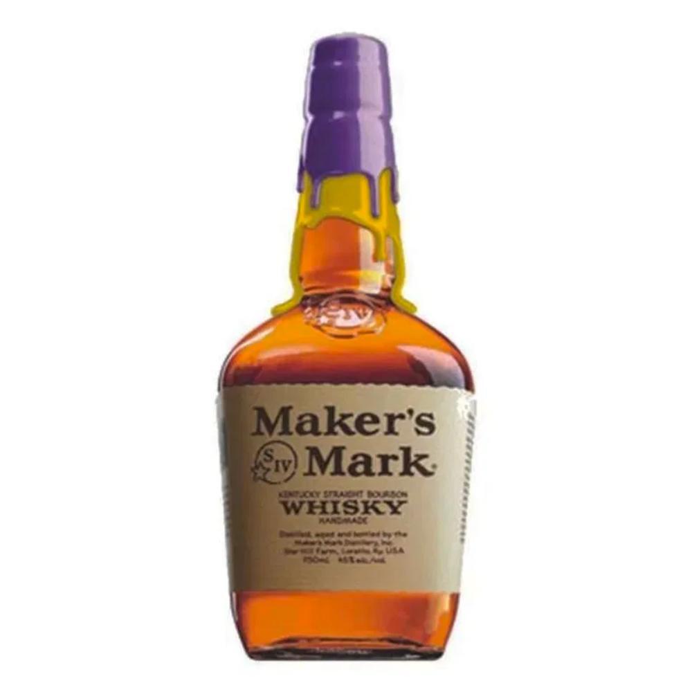 Maker’s Mark Los Angeles Lakers Purple And Gold Wax Bourbon Maker's Mark 