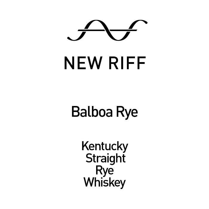 New Riff Balboa Rye Rye Whiskey New Riff Distilling 