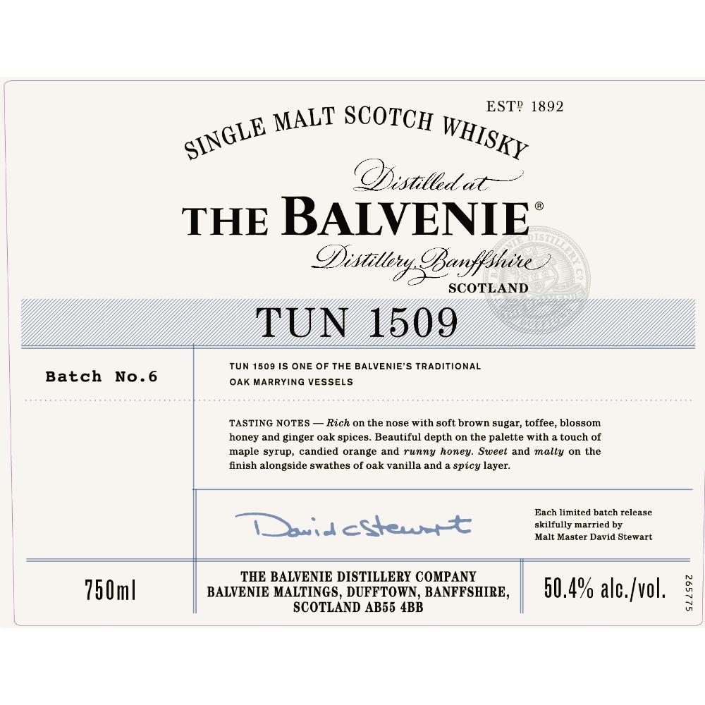 The Balvenie Tun 1509 Batch 6 Scotch The Balvenie 