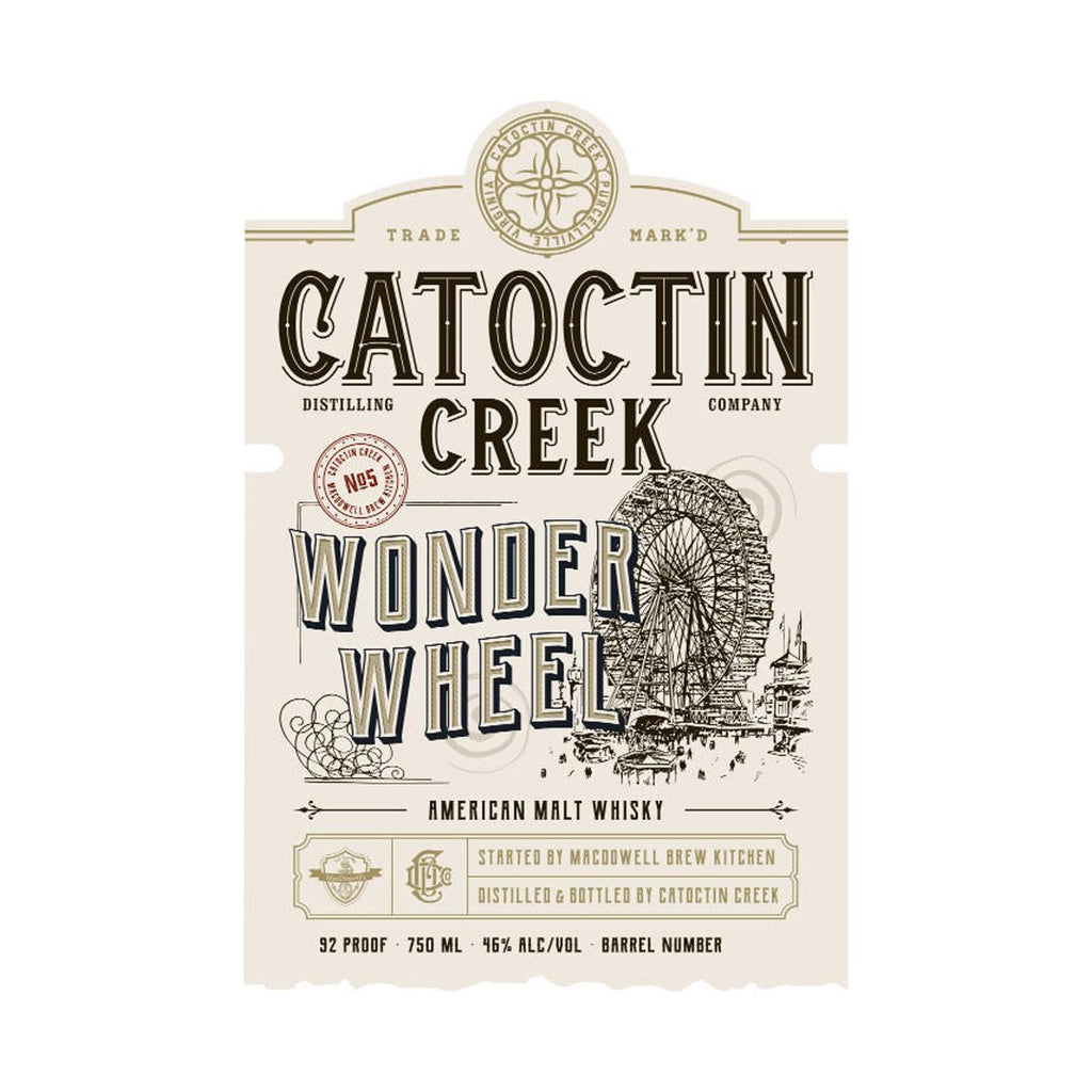 Catoctin Creek Wonder Wheel American Malt Whiskey American Malt Whisky Catoctin Creek Distilling Company 