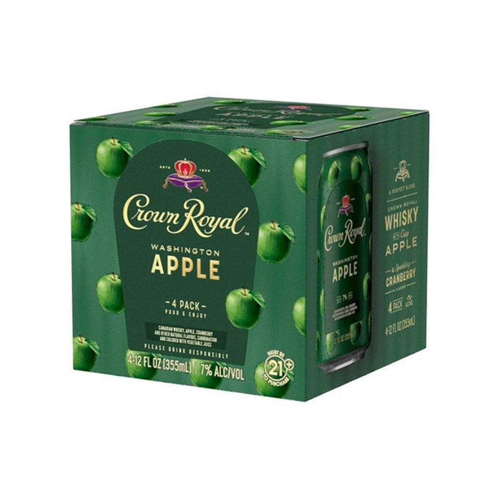 Crown Royal Washington Apple 4pk Cans Canned Cocktails Crown Royal 