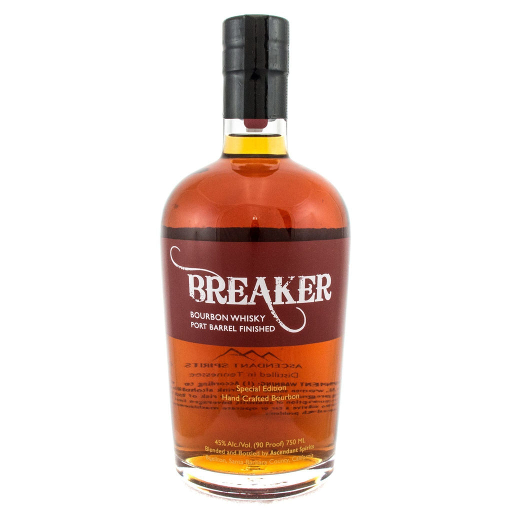 Breaker Bourbon Port Barrel Finished Bourbon Ascendant Spirits 