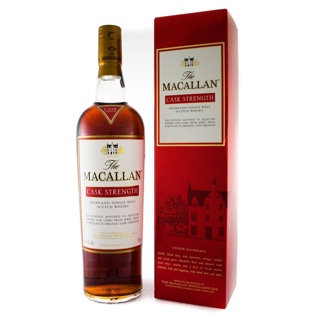 The Macallan Cask Strength Scotch The Macallan 