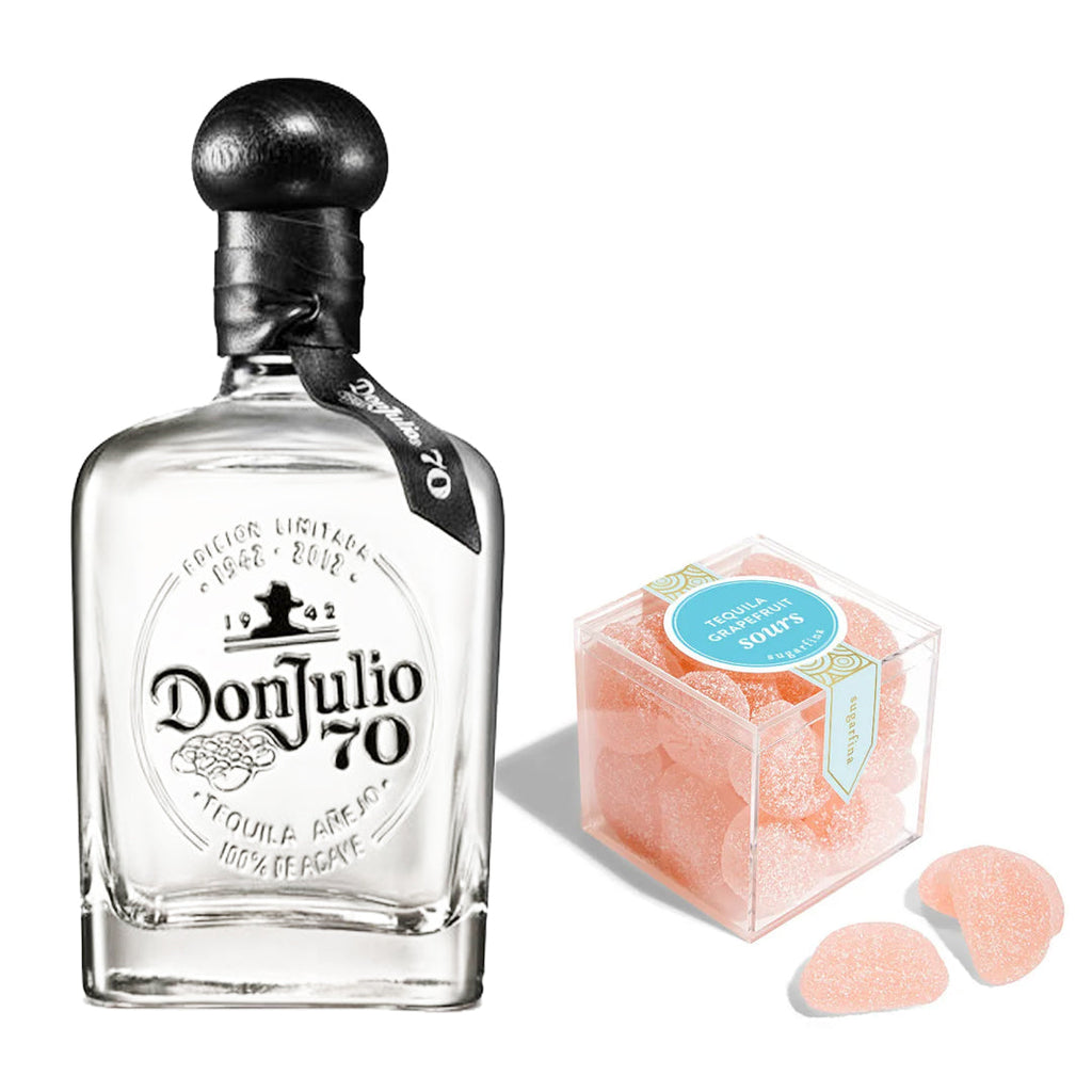 Don Julio 70th Tequila X Sugarfina Tequila Grapefruit Sours Luxury Gifting Sip Whiskey 