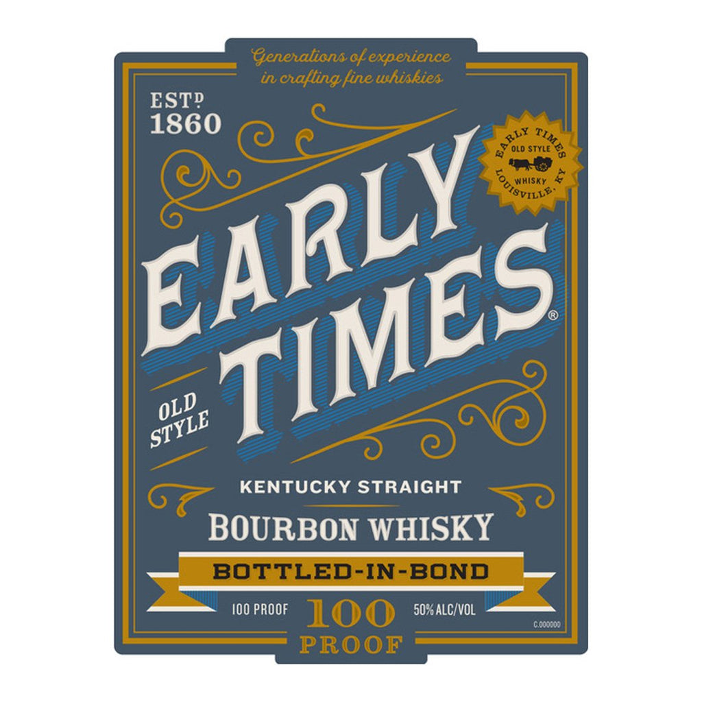 Early Times Bottled In Bond Kentucky Straight Bourbon Whisky Early Times 
