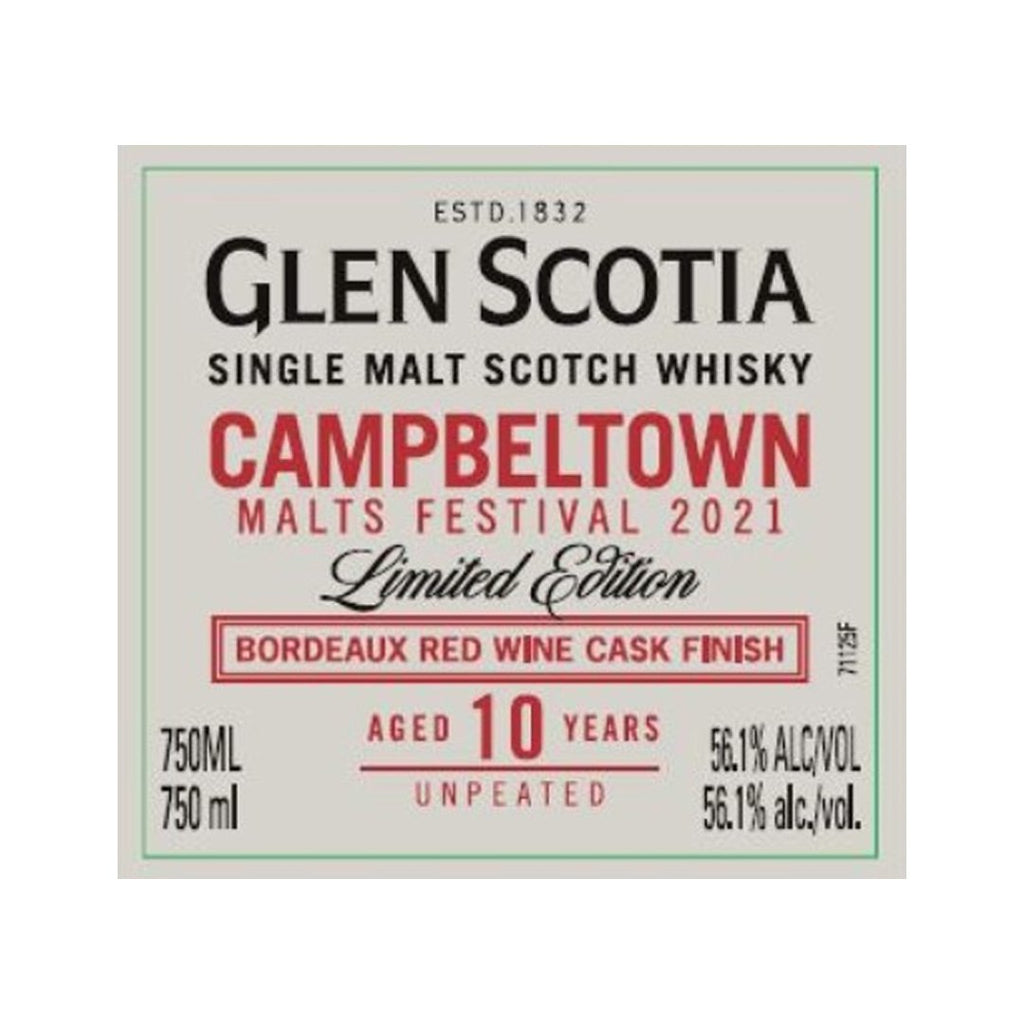 Glen Scotia Campbeltown 10 Year Old Single Malt Scotch Whisky Glen Scotia 
