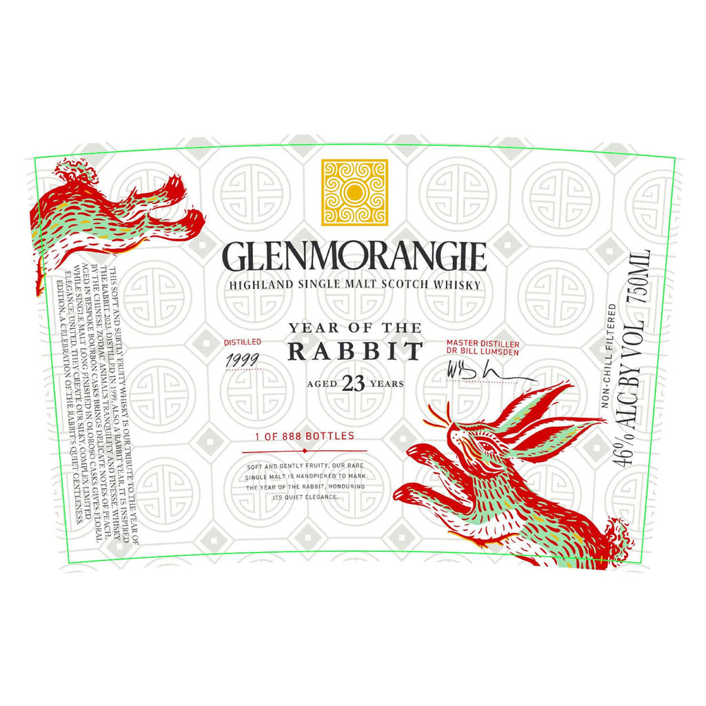 Glenmorangie Year Of The Rabbit 23 Year Old Scotch Whisky Glenmorangie 