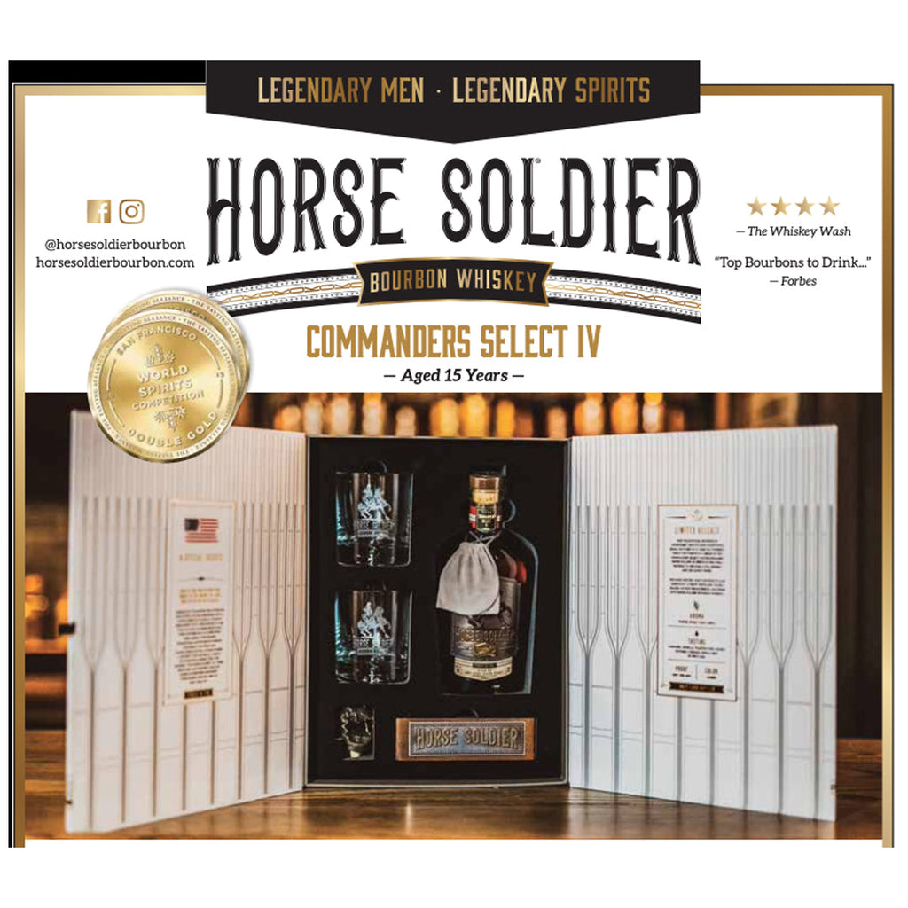 Horse Soldier 15 Years Old Commander’s Select IV Bourbon Whiskey